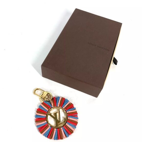 LOUIS VUITTON M68463 Portocle LV fringe Bag Charm Key Holder - Picture 2 of 7